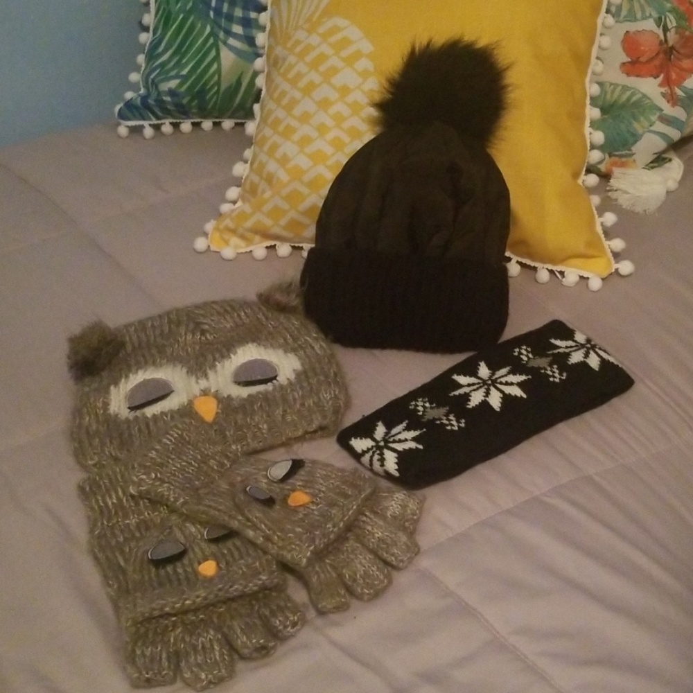 Two winter hat sets